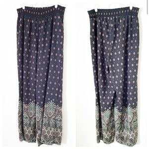 No Comment lightweight boho palazzo pants XL